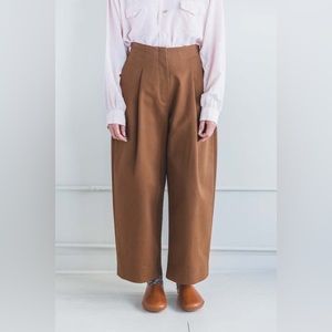 Studio Nicholson Hazelnut Dordoni pants in Hazelnut